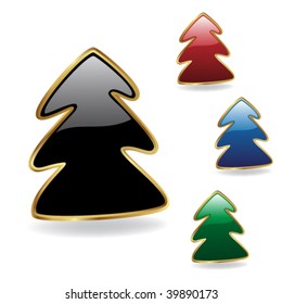 Vector Christmas trees