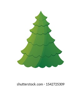 
Vector Christmas trees, Volumetric drawing. Can be used for printed materials - flyers, posters, business cards or for the web.