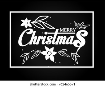 Vector Christmas typographical on red background with Gold glitter texture. Vector illustration for golden shimmer background. Xmas card. Vector Illustration