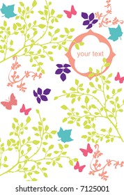 vector - christmas wallpaper with design element