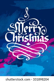 vector christmas watercolour background useful for any project where a platter of colour makes the difference with hand drawn manuscript logotype 2016 new year poster smiling classic holiday nails sta