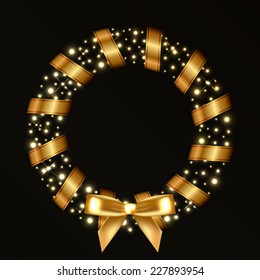 Vector Christmas wreath 