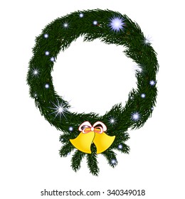 Vector Christmas wreath