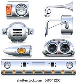 Vector Chromed Truck Parts Set 3