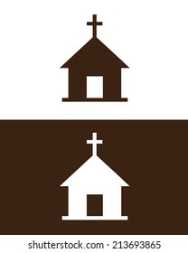 Vector church icon set 