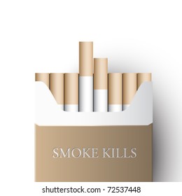 vector cigarette illustration