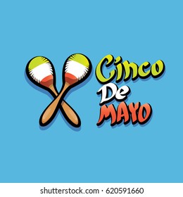 vector Cinco de Mayo banner . Mexican holiday vector. Cinco de Mayo calligraphic greeting card or icon