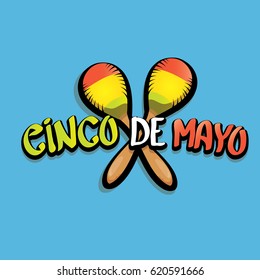 vector Cinco de Mayo banner . Mexican holiday vector. Cinco de Mayo calligraphic greeting card or icon