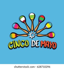 vector Cinco de Mayo banner . Mexican holiday vector. Cinco de Mayo calligraphic greeting card or icon