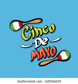 vector Cinco de Mayo greeting banner . Mexican holiday vector. Cinco de Mayo calligraphic greeting card or icon