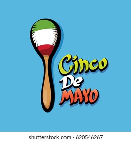 vector Cinco de Mayo greeting banner . Mexican holiday vector. Cinco de Mayo calligraphic greeting card or icon