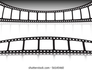 Vector cinema banner background illustration  collection