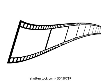 vector cinema film strip eps10