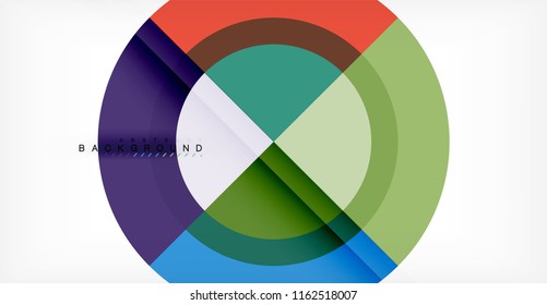Abstrakter Vektorhintergrund, geometrische Vorlage