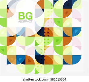 Vector circle abstract background. Vector template background for workflow layout, diagram, number options or web design