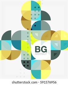 Vector circle abstract background. Vector template background for workflow layout, diagram, number options or web design