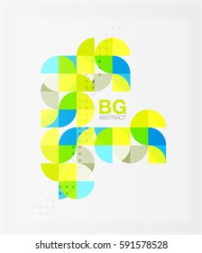 Vector circle abstract background. Vector template background for workflow layout, diagram, number options or web design