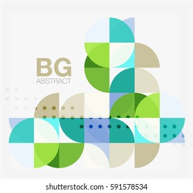 Vector circle abstract background. Vector template background for workflow layout, diagram, number options or web design