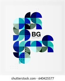 Vector circle abstract background. Vector template background for workflow layout, diagram, number options or web design