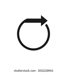 vector circle with arrow sticking on it