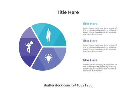 Vector circle arrows infographic, cycle diagram, graph, presentation chart. Business concept with 3 options, parts, steps, processes.