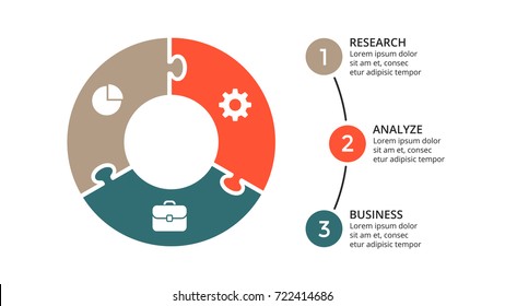 Vector Circle Arrows Infographic Cycle Diagram Stock Vector (Royalty ...