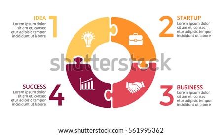 vector circle arrows infographic cycle diagram stock vector royalty arrows infographic