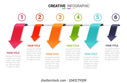Vector circle arrows infographic. Template for cycle diagram, graph, presentation and round chart. Business concept with 6 equal options, parts, steps or processes. Startup layout for your project.