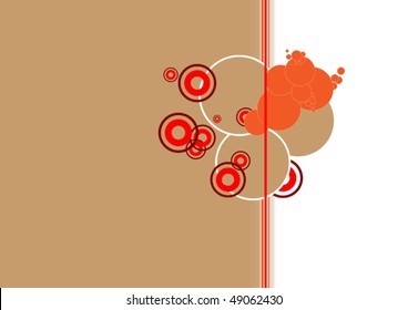 Vector circle background