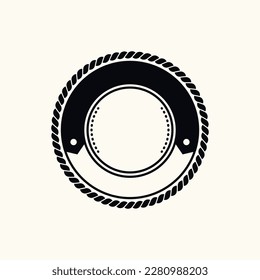 vector circle badge template logo.