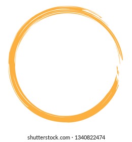 Vector circle blank for text marketing or campaign business design in eps.10 Simple template, editable and easy to use