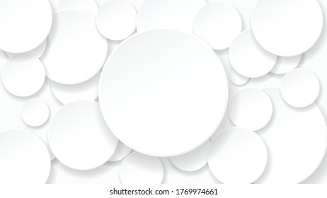 Vector circle geometry decoration , white background