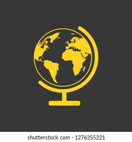 Vector Circle Globe the World Sign Symbol Icon Logo Design inspiration