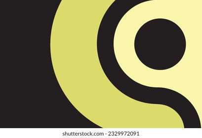 Vector circle illustration abstract background