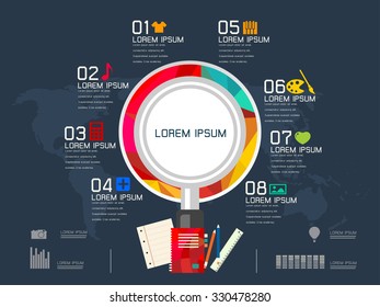 Vector circle  for infographic