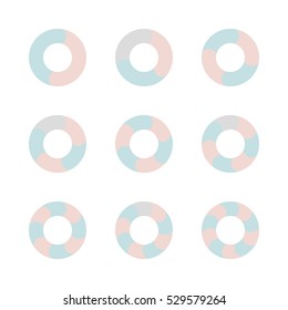 Vector circle infographic.
