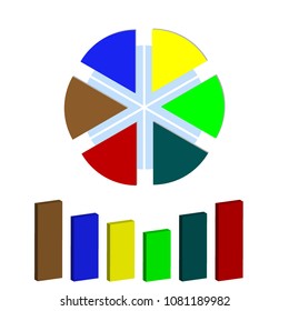 Vector circle infographic elements