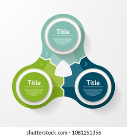 Vector circle infographic. Template for diagram, graph, presenta