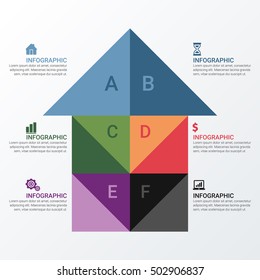 Vector circle infographic. Template for diagram, graph, presentation and chart. Business concept, parts, steps or processes. Abstract background.