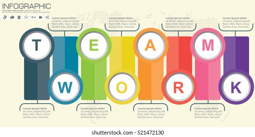 Vector circle infographic. Template for diagram, graph, presentation and chart. Business concept, parts, steps or processes. 