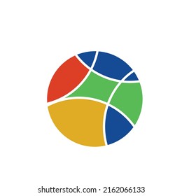 Vector circle logo design ilustration
