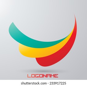 Vector Circle Logo Design Template . Infinite Loop Shape Cycle Creative Symbols . 