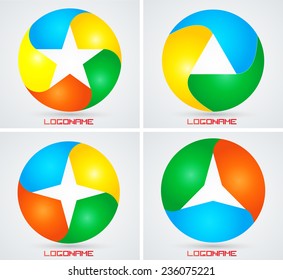Vector Circle Logo Design Template .