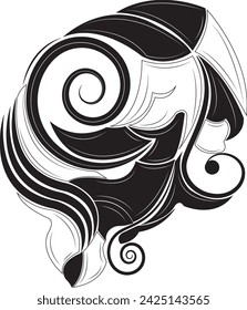 vector circle ornament on white background, tattoo, batik ,art,carving 