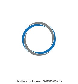Vector circle round symbol illustration