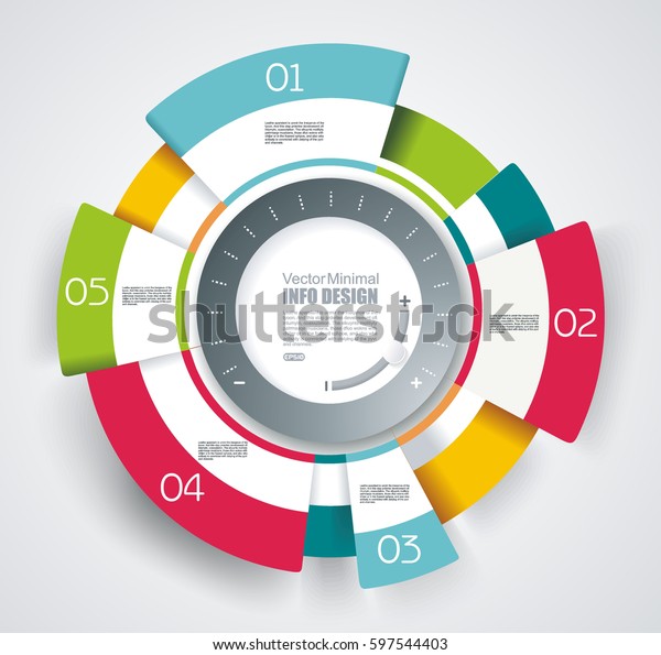 8 segment circle infographic free download