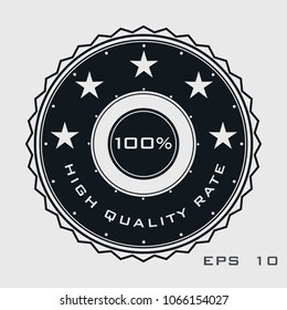 vector circle stamp design warranty insurance 