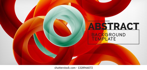 Antecedentes abstractos de círculos vectores, ilustración vectorial