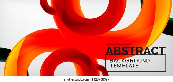 Vector circles abstract background, vector illustration