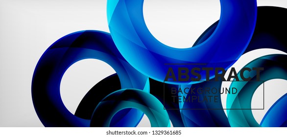 Antecedentes abstractos de círculos vectores, ilustración vectorial